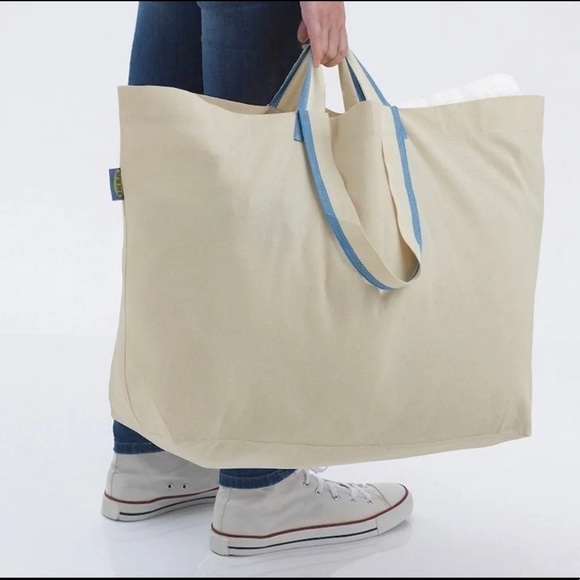 2 pc Spikrak ikea tote bag bundle - 1 XL and 1 small tote bag - Picture 2 of 3